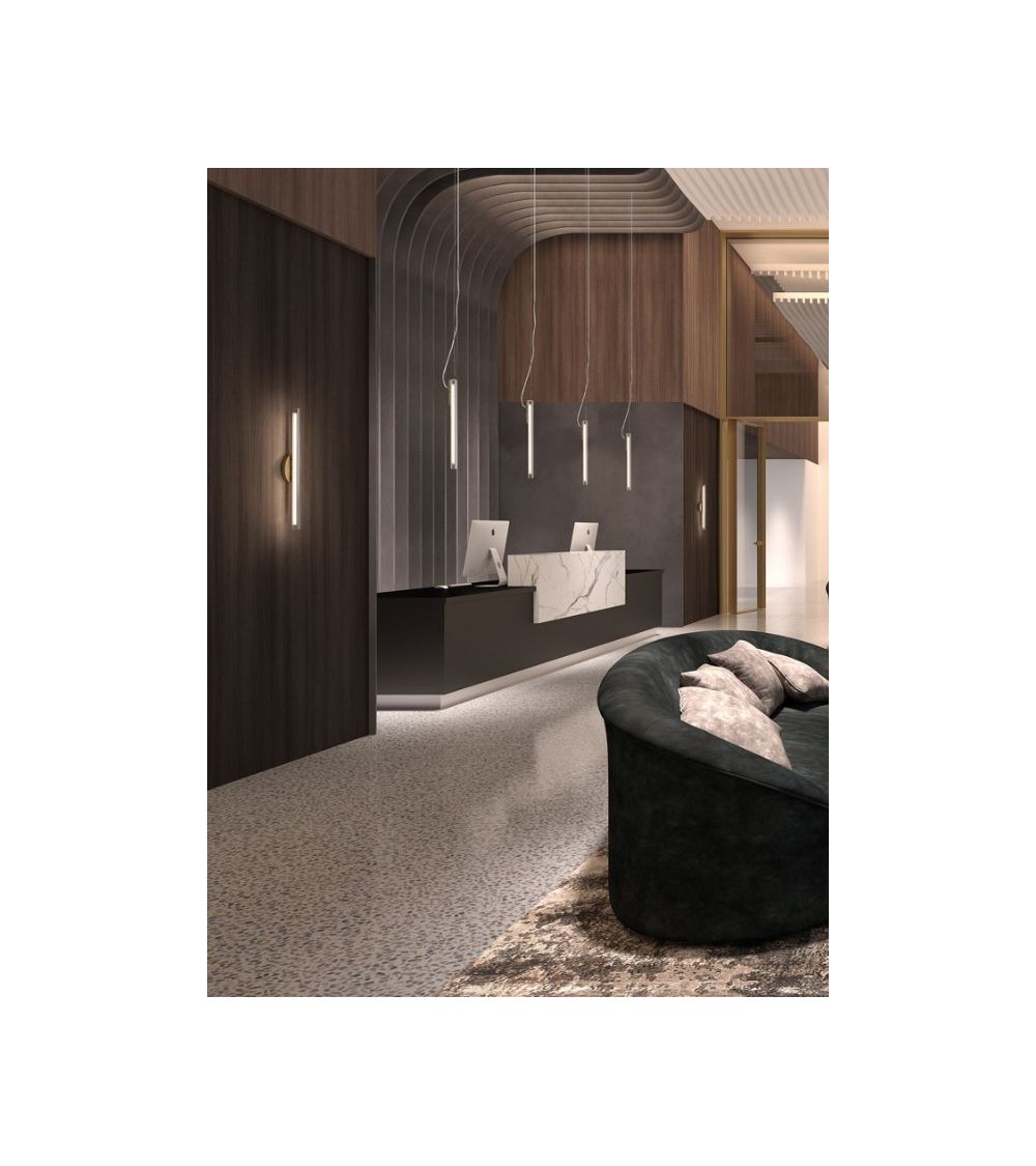 Applique murale OSLO doré satiné – Design moderne en 35 ou 65 cm Applique murale OSLO doré satiné – Design moderne en 35 ou 65 cm