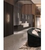 Applique murale OSLO doré satiné – Design moderne en 35 ou 65 cm