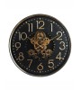 Horloge murale engrenages 60 cm – Design industriel avec verre