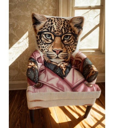 Fauteuil BERUETE – Design animalier léopard chic – Confort et original