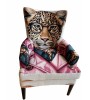 Fauteuil BERUETE – Design animalier léopard chic – Confort et original