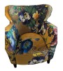 Fauteuil MASCARA OR – Design floral doré | Confort & originalité