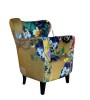 Fauteuil MASCARA OR – Design floral doré | Confort & originalité