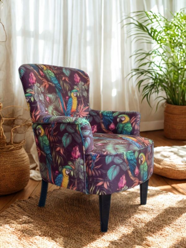 FAUTEUIL DECO PERROQUET 