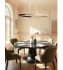 Suspension LED SIRIUS OVALE – Design doré & dimmable