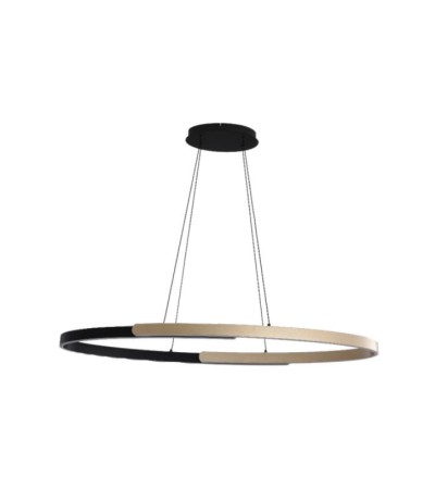 Suspension LED SIRIUS OVALE – Design doré & dimmable