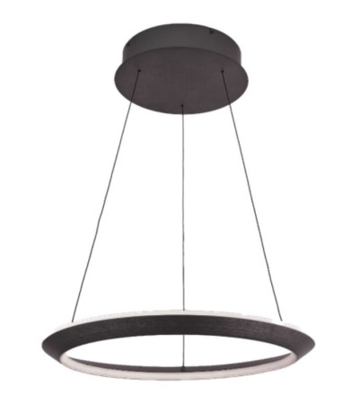 Suspension VEGA LED réglable. Design moderne métal doré ou noir