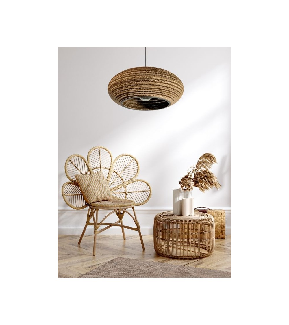 Suspension ORA en carton et bois. Écoresponsable & naturelle Suspension ORA en carton et bois. Écoresponsable & naturelle