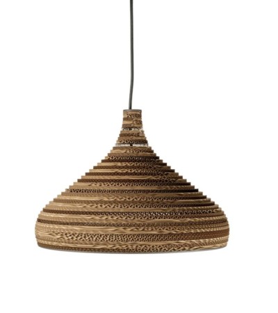 Suspension écoresponsable NARA – Luminaire en carton naturel