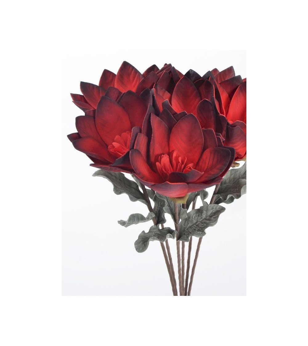 FLORA branche fleur rouge. Fleur artificielle élégante FLORA branche fleur rouge. Fleur artificielle élégante