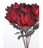 FLORA branche fleur rouge. Fleur artificielle élégante