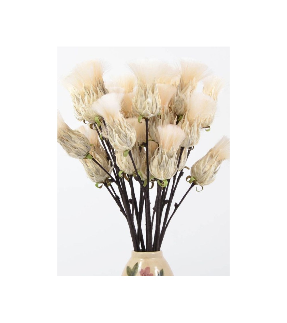 Branche artificielle BUNCH - Fleurs plume ivoire, Décoration florale Branche artificielle BUNCH - Fleurs plume ivoire, Décoration florale