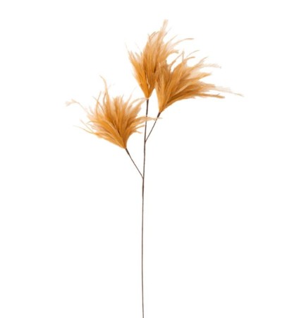 Ornement FEATHER 3 Plumes - Décoration Naturelle brun clair & gris
