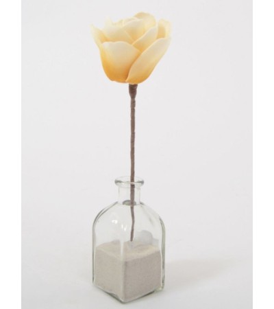 Fleur Artificielle FLORA CREA Abricot. Déco chic et naturelle