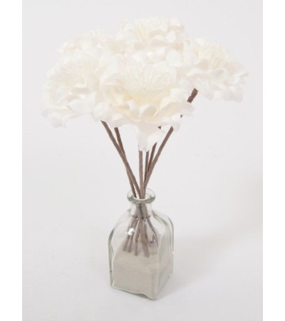 Fleur Artificielle FLORA NORA Blanche : Élégance Intemporelle