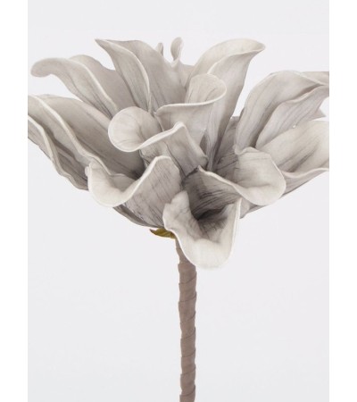 Fleur artificielle grise 52 cm : Élégance et modernité