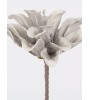 Fleur artificielle grise 52 cm : Élégance et modernité