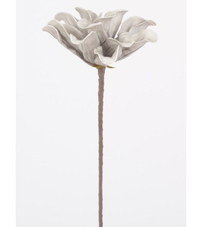 Fleur artificielle grise 52 cm : Élégance et modernité