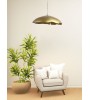 Suspension ALYA doré vieilli Ø80 cm – Luminaire design métal