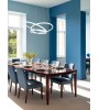 Suspension DARVIN LED – Design incurvé blanc ou doré
