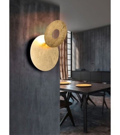 Applique murale LEANO dorée – Design LED chic