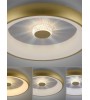 Plafonnier & applique LED AURELIA – doré avec télécommande
