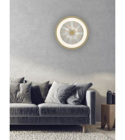 Plafonnier & applique LED AURELIA – doré avec télécommande