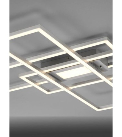 Plafonnier LED KUBYX design – Noir ou Aluminium, dimmable