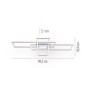 Plafonnier LED KUBYX design – Noir ou Aluminium, dimmable