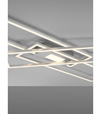 Plafonnier LED KUBYX design – Noir ou Aluminium, dimmable
