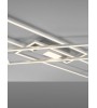 Plafonnier LED KUBYX design – Noir ou Aluminium, dimmable