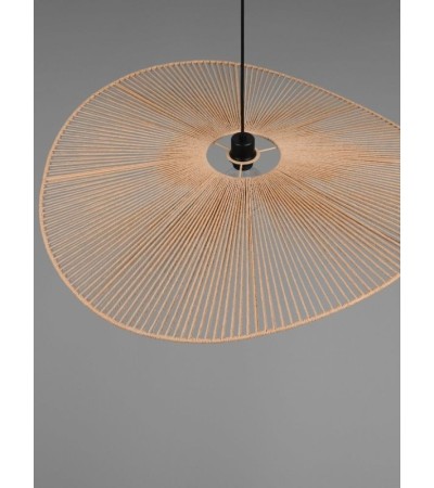 Suspension LAURINE – Design aérien en corde tressée 78 cm