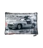 Coussin voiture vintage noir et blanc – Déco salon | Lumiland