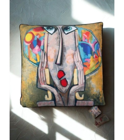 coussin décoratif et coloré martine gonnin