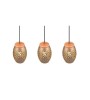Suspension BIDAR 3 lumières – Luminaire café or | Lumiland