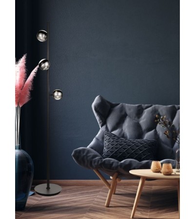 Lampadaire orbit coloris café ou alu spots orientables