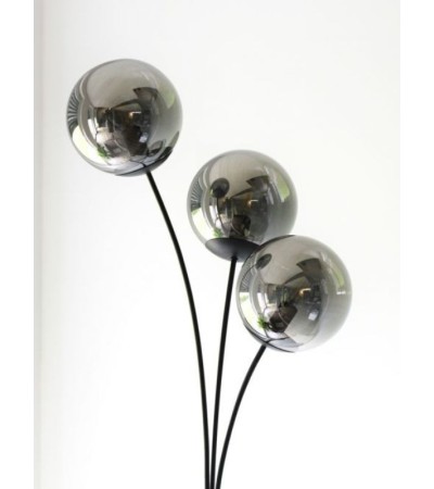 Lampadaire FLAMME – Luminaire verre fumé | Lumiland