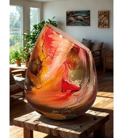 Lampe à poser ALADIN – Luminaire artistique pour salon ou entrée