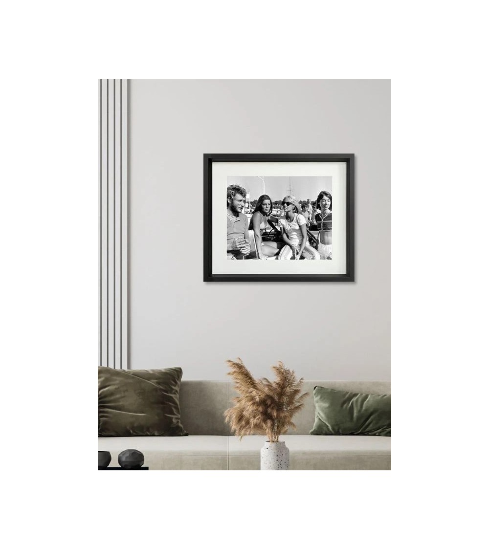 Tableau noir et blanc – J.Hallyday, Sheila, S.Vartan & F.Hardy (40x50 cm) Tableau noir et blanc – J.Hallyday, Sheila, S.Vartan & F.Hardy (40x50 cm)