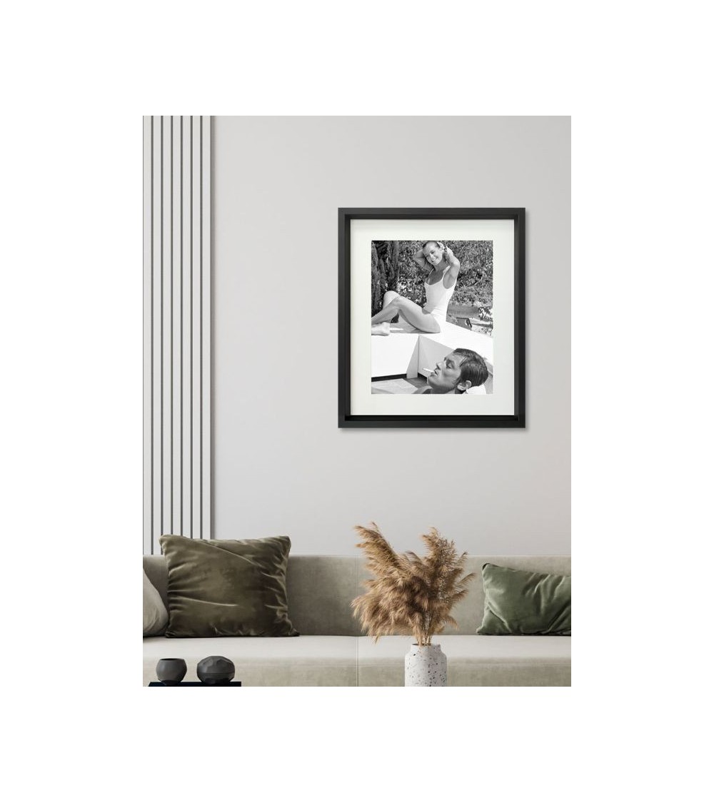 Tableau La Piscine 40x50 cm – Style rétro chic Tableau La Piscine 40x50 cm – Style rétro chic