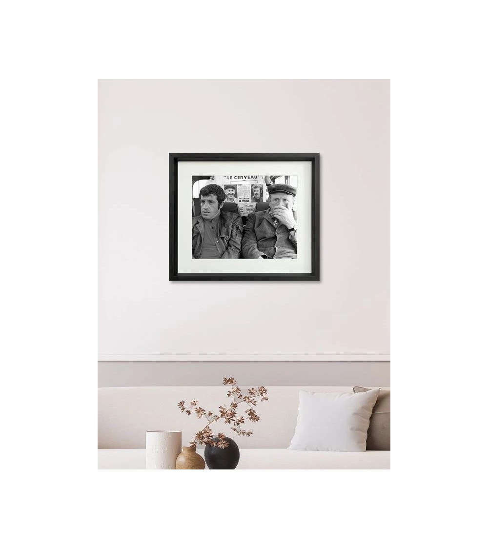 Tableau Le Cerveau 50x40 cm – Belmondo & Bourvil Tableau Le Cerveau 50x40 cm – Belmondo & Bourvil