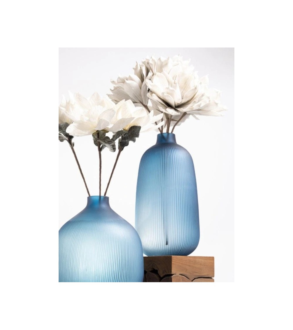 Vase bleu Valeska 53 cm – Déco design élégante | Lumiland Vase bleu Valeska 53 cm – Déco design élégante | Lumiland