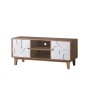 Meuble TV ORGANIQUE – Design sculptural et rangements pratiques