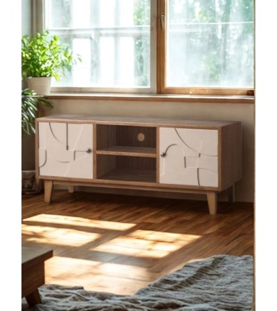 Meuble TV ORGANIQUE – Une pièce maîtresse design et pratique