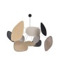 Suspension SCREEN 70’S lin & raphia – Design mobile XL – Lumiland