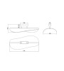 Plafonnier BIANCA, effet givré, Design contemporain | Lumiland