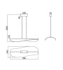 Suspension BIANCA – Luminaire design LED effet givré – Lumiland