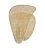 Applique murale COQUILLAGE, Cannage & bois clair – Design naturel