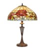 Lampe Tiffany AMBERA – Lampe vitrail décorative | Lumiland