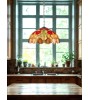 Suspension TIFFANY TULIPA – Luminaire en verre vitrail
